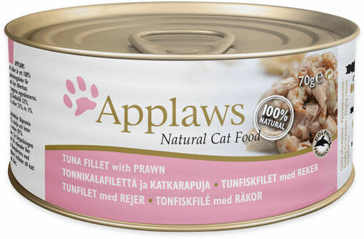 Applaws Tuna & Shrimp Wet Cat Food 70g - Wet Cat Food Cans - 5060122490078 - 1