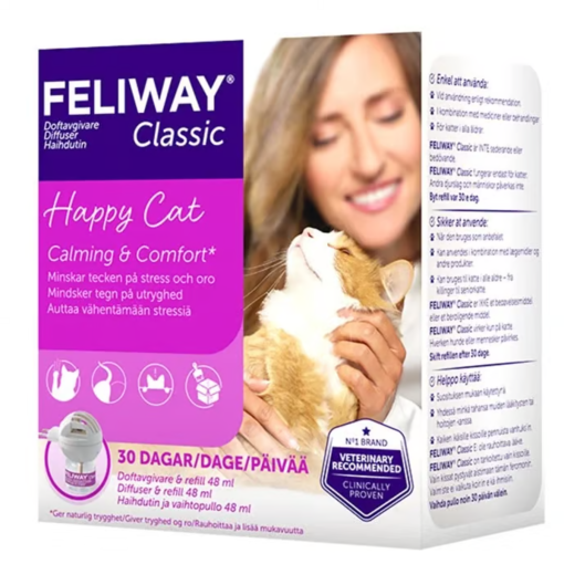 Feliway Classic Starter Pack Calming Pheromone for Cats - Cat Supplements - 3411112169528 - 2