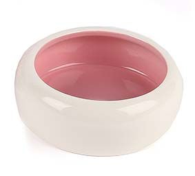 HappyPet Antisplash keramikskål 11cm rosa - Skålar för kaniner och gnagare - 701029131668 - 1