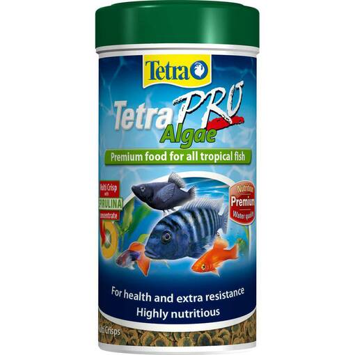TetraPRO Algen Multi-Crisps Fischfutter 250ml - Fisch-Trockenfutter - 4004218143678 - 1