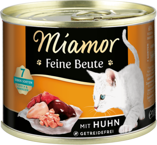 Miamor Fine Game Chicken Cat Wet Food - Wet Cat Food Cans - 4000158744418 - 1