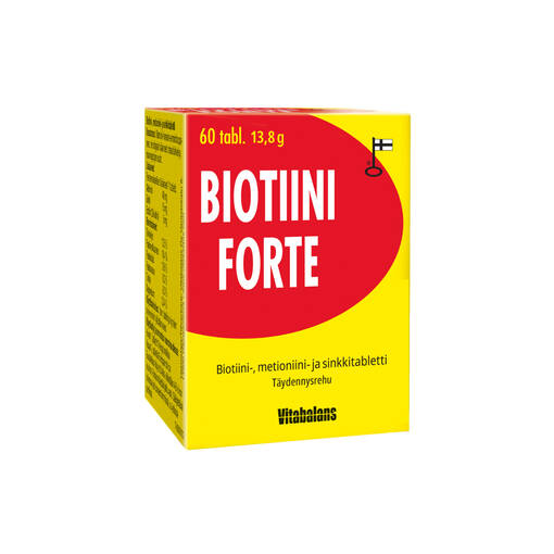 Vitabalans Biotin Forte Supplement 60 Tablets - Dog Supplements - 6410530011218 - 1