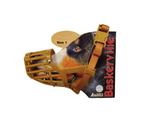 Baskerville Brown Muzzle Guard - Dog Muzzles and Collars - 886284601108 - 1