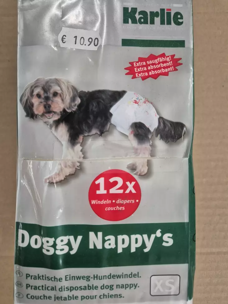 Karlie Doggy Nappy's XS Dog Diapers - Puppy Pads - 4016598490228 - 1