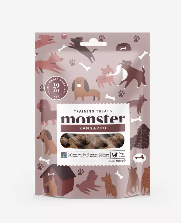 Monster Dog Training Treats Känguru Huhn 100g Hundesnack Training - Hundeleckerlis - 7350040126578 - 1