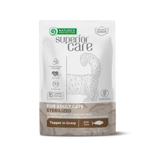 Natures Protection SC Sterilised 70g - Wet Cat Food Pouches - 4779051637508 - 1