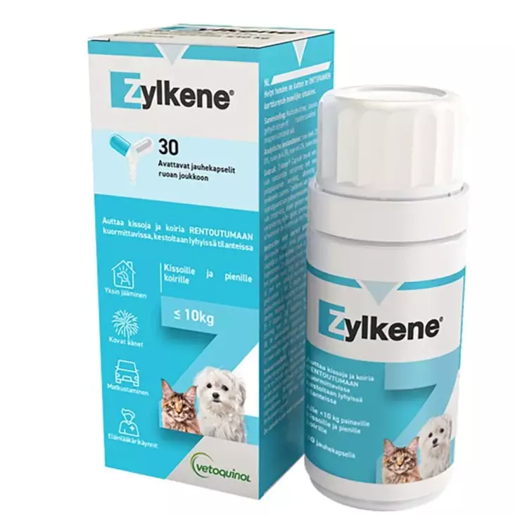 Zylkene 75mg für Katzen und Hunde bis 10kg - 30 Kapseln - Hunde-Nahrungsergänzungen - 6430033030608 - 1