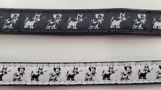 MUTTS Halsband Schwarz 66cm L - Hundekursiven Textilhalsbänder - 6416114941759 - 2