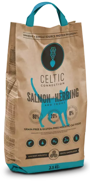 Celtic Salmon Herring Trout 2,5kg - Spezial-Trockenfutter für Katzen - 5425038502619 - 1