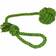 Happy Pet Rope Ball with Handle Nuts for Knots for Dogs - Dog Rope Toys - 701029162549 - 1