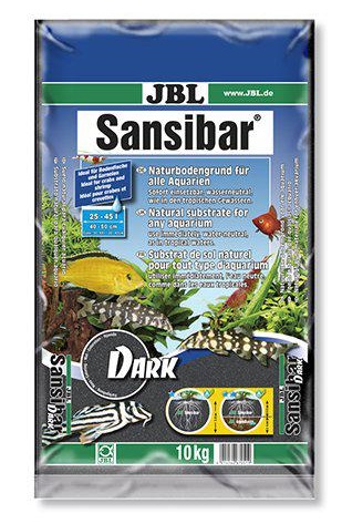 JBL Sansibar Dunkel Schwarzer Aquarienboden - Aquarium-Sande - 4014162670519 - 1