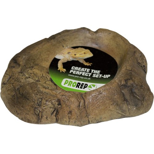 ProRep Terrarium Schüssel Stein M Wasserbehälter für Terrarien - Terrarien Dekoration - 5055312350119 - 1