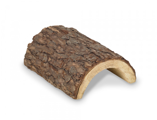 Nobby Woodland Wooden Half Tunnel - Rabbit and Rodent Nest Boxes and Accessories - 4033766255649 - 1