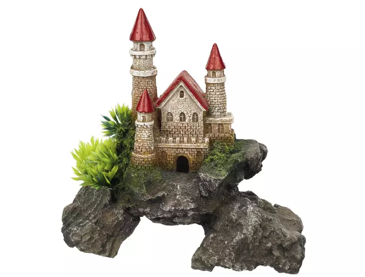 Aqua Ornaments "Schloss mit Pflanzen" 28662 Aquariendekoration - Aquariumdeko - 4033766286629 - 1