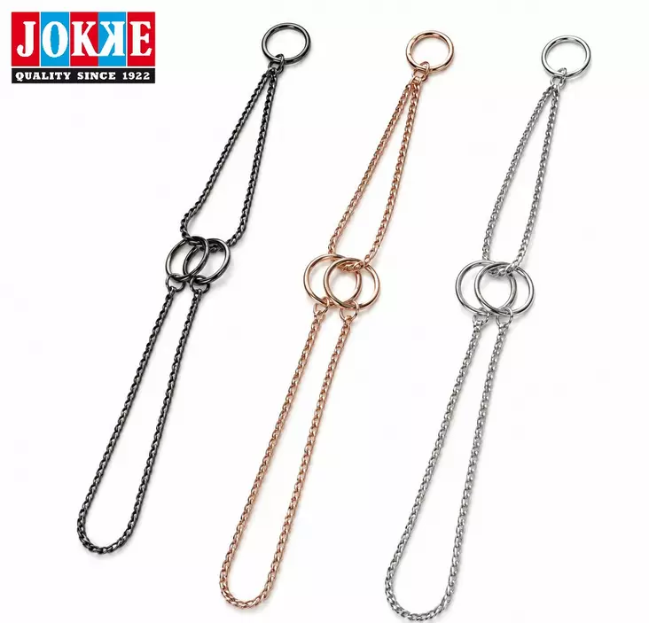 Jokke Snake 30x3mm RoseG Puolikiristävä - Half-Choke Dog Collars - 6417114356789 - 1