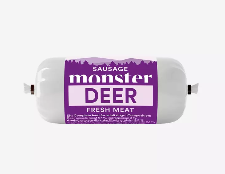 Monsterhirschwurst Rehwurst Training-Wurst Ergänzungsfutter - Hundeleckerlis - 7350040129029 - 1