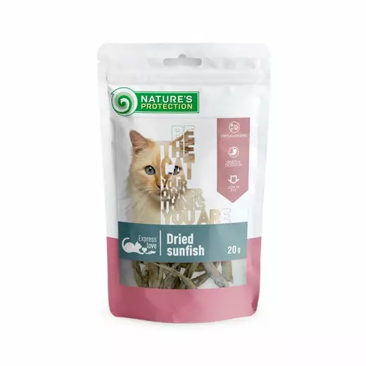 Natures Protection Dried Sunfish 20g - Katzenleckerlis - 4771317461179 - 1