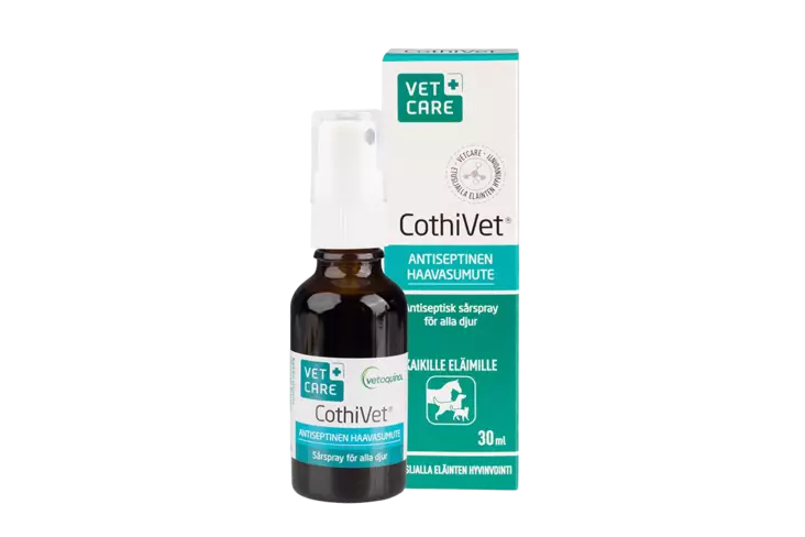 VetCare CothiVet Antiseptisk Sårlösning för alla djur - Rengöring och sårvård - 6430033030479 - 1