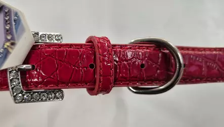 Leather Collar with Bone Decorations - Dog Leather Collars - MIRAGESM - 2