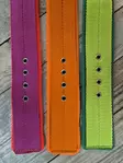 El Perro Halsband med Fleecefoder 5cm - Hundens låsbara tygband - PERRO5P65O - 3
