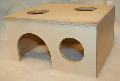 Multi-Purpose Wooden House - Rabbit and Rodent Nest Boxes and Accessories - MOKKIR - 1