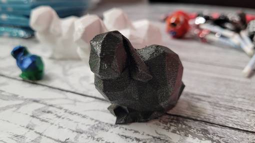 3D-gedrucktes Kaninchen-Spielzeug - Tierbezogene Produkte - 3DPUPU - 1